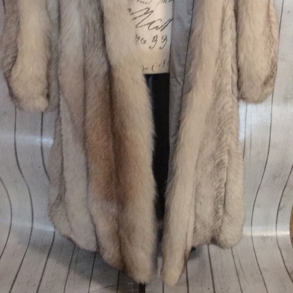 Vintage Silver Fox Long Fur Coat - Picture 2 of 8